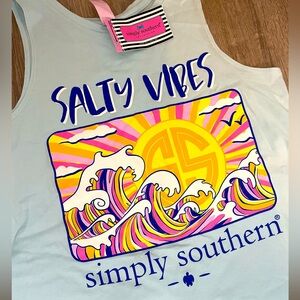 Simply Southern | women’s tank | salty vibes design